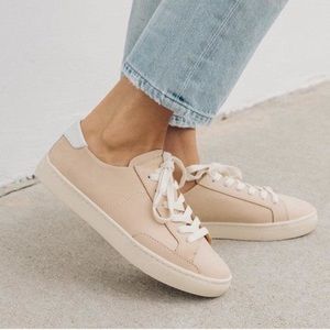 Soludos Ibiza Leather Lace Up Sneakers